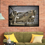 Liberty Bella War Airplane Framed Art Prints Wall Decor - Painting Art, Framed Picture, Ready to Hang