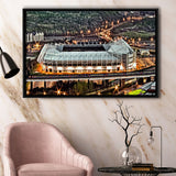 Liberty Stadium, Swansea, Wales, Football Stadium Framed Canvas Prints Wall Art - Painting Canvas, Wall Decor,Floating Frame