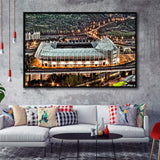 Liberty Stadium, Swansea, Wales, Football Stadium Framed Canvas Prints Wall Art - Painting Canvas, Wall Decor,Floating Frame