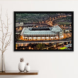 Liberty Stadium, Swansea, Wales, Football Stadium Framed Canvas Prints Wall Art - Painting Canvas, Wall Decor,Floating Frame