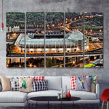 Liberty Stadium, Swansea, Wales, Football Stadium 5 Pieces B Canvas Prints Wall Art - Painting Canvas,Multi Panel, Fan Gift