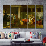 Lictors Bring To Brutus Bodies By David 5 Pieces B Canvas Prints Wall Art - Painting Canvas, Multi Panels,5 Panel, Wall Decor