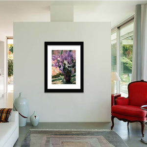 Lilacs in a window_Mary Cassatt-Art Print,Frame Art,Plexiglass Cover