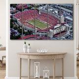Lincoln memorial stadium, Stadium Canvas, Sport Art, Gift for him, Multi Panels B, Canvas Prints Wall Art Decor