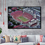 Lincoln memorial stadium, Stadium Canvas, Sport Art, Gift for him, Framed Art Prints Wall Art Decor, Framed Picture