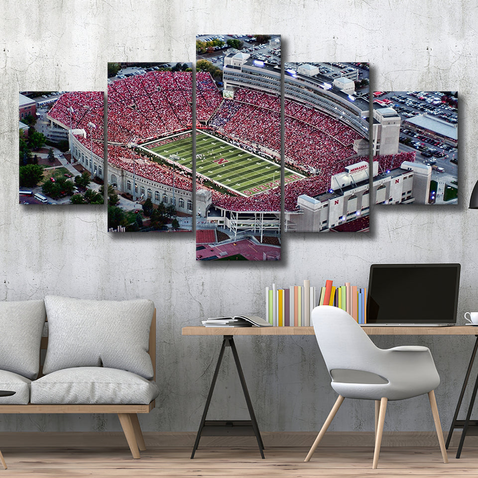 Lincoln memorial stadium, Stadium Canvas, Sport Art, Large Canvas, Multi Panels, Canvas Prints Wall Art Decor