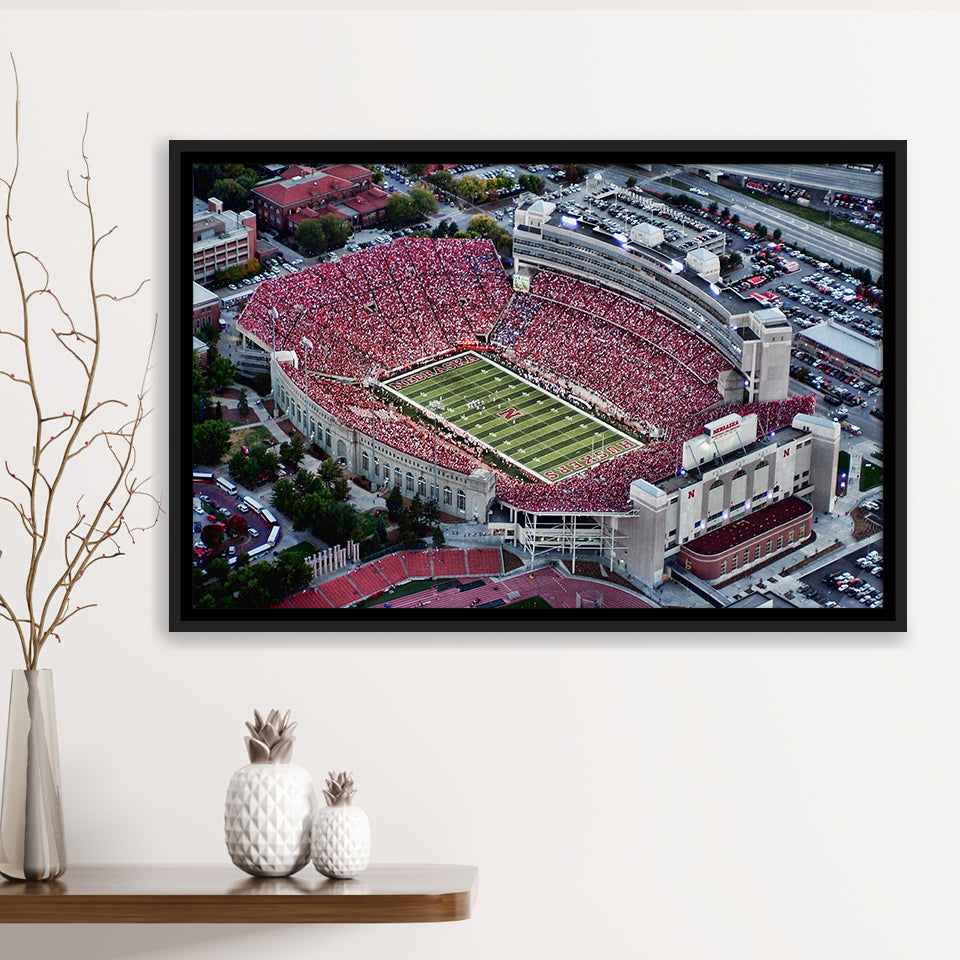 Lincoln memorial stadium, Stadium Canvas, Sport Art, Gift for him, Framed Canvas Prints Wall Art Decor, Framed Picture