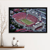 Lincoln memorial stadium, Stadium Canvas, Sport Art, Gift for him, Framed Canvas Prints Wall Art Decor, Framed Picture