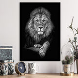 Lion Print Framed Art Print Wall Decor - Painting Art, Framed Picture, Home Decor