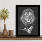 Lion Canvas Print Framed Canvas Prints Wall Art - Painting Canvas, Framed Picture, Home Art Decor
