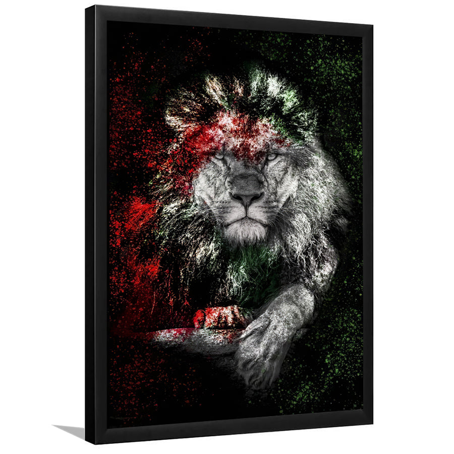 Lion Graffiti 3 Framed Art Prints Wall Decor - Painting Prints, Wall Art, Framed Picture, For Sale