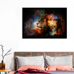 Lion Jesus Art Framed Wall Art Print - Framed Art, Prints for Sale, Painting Art, Painting Prints
