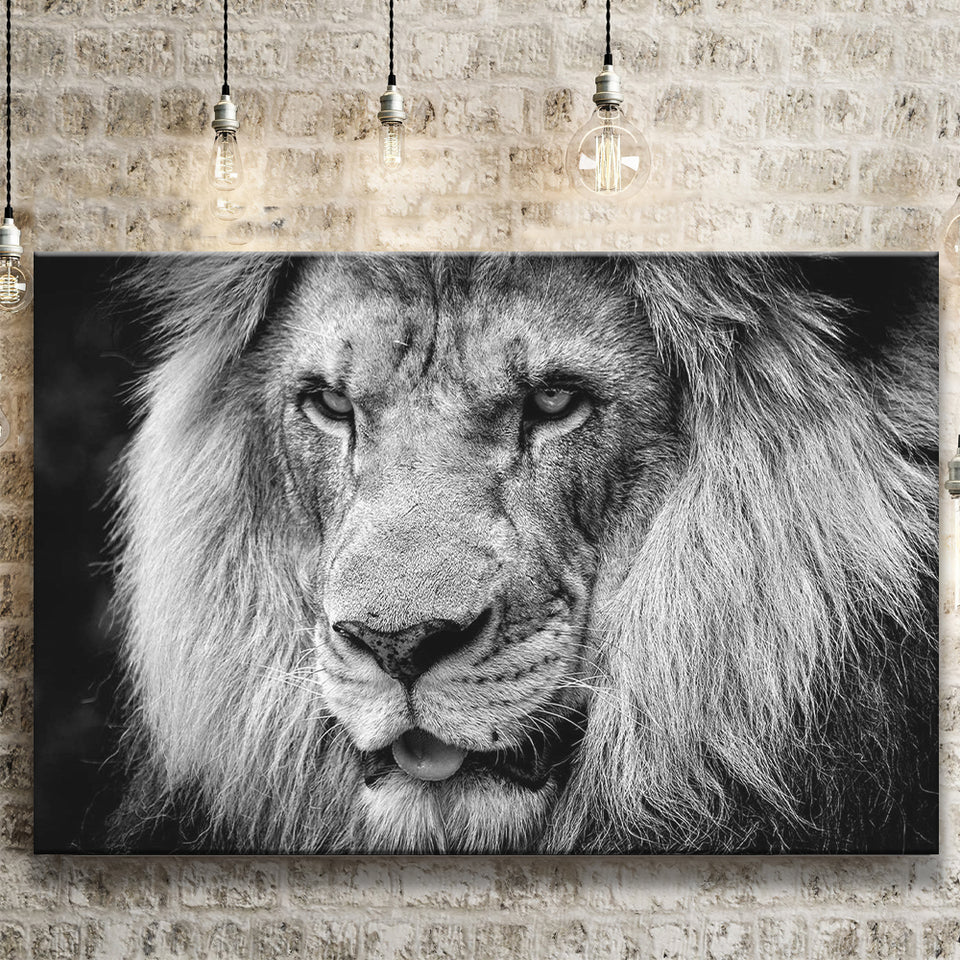 Lion Original Art Canvas Prints Wall Art Decor - Paiting Canvas, Art Prints, Wall Decor, For Sale