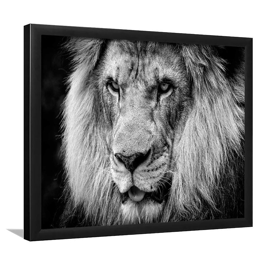 Lion Original Art Framed Art Prints Wall Decor - Painting Prints, Framed Picture, Home Decor