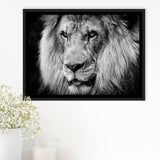 Lion Original Art Framed Canvas Prints Wall Art Decor - Paiting Canvas, Art Prints, Floating Frame