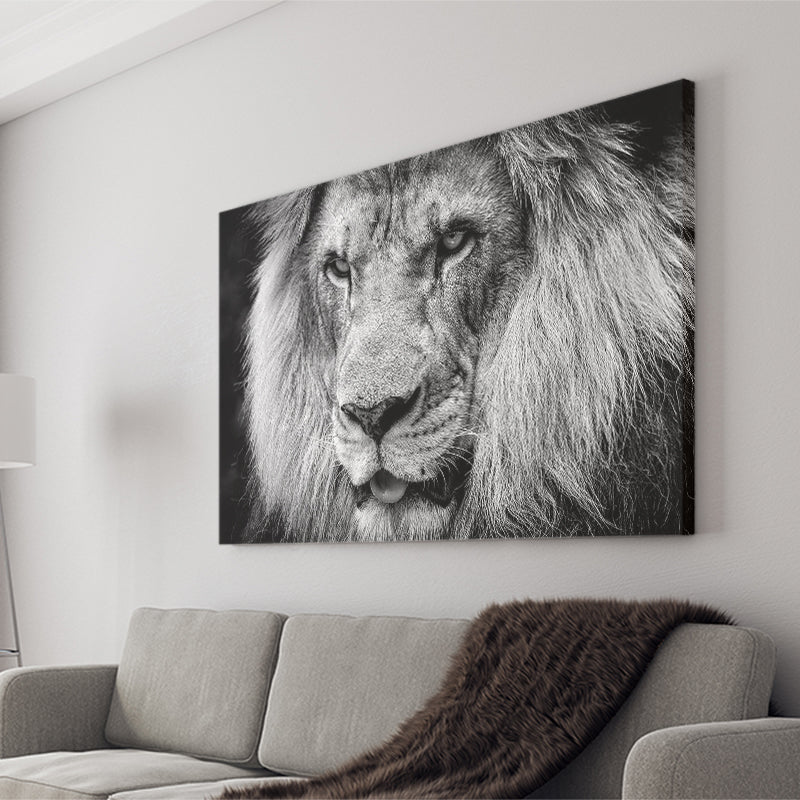 Lion Original Art Canvas Prints Wall Art Decor - Paiting Canvas, Art Prints, Wall Decor, For Sale