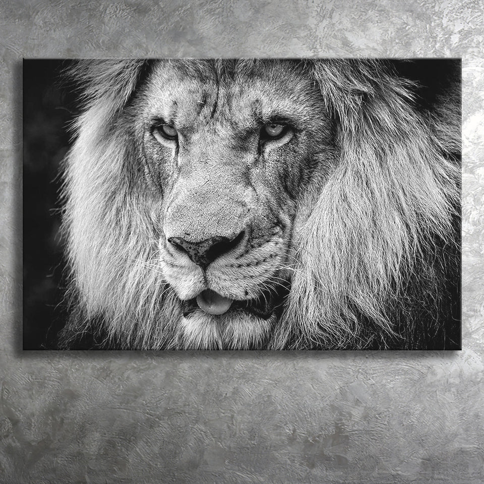 Lion Original Art Canvas Prints Wall Art Decor - Paiting Canvas, Art Prints, Wall Decor, For Sale