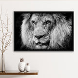Lion Original Art Framed Canvas Prints Wall Art Decor - Paiting Canvas, Art Prints, Floating Frame