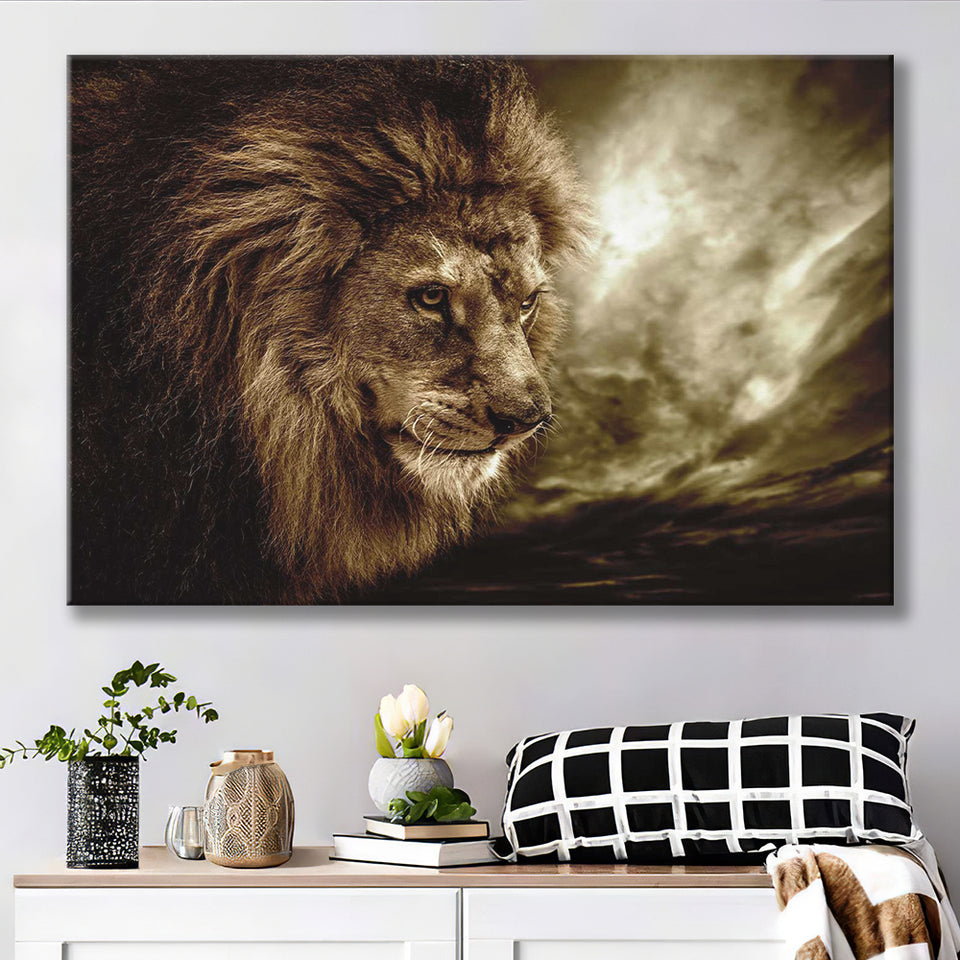 Lion Pictures Art Canvas Prints Wall Art Decor - Paiting Canvas, Art Prints, Wall Decor, For Sale