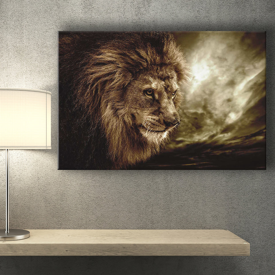 Lion Pictures Art Canvas Prints Wall Art Decor - Paiting Canvas, Art Prints, Wall Decor, For Sale