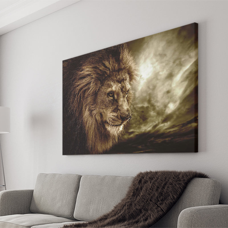 Lion Pictures Art Canvas Prints Wall Art Decor - Paiting Canvas, Art Prints, Wall Decor, For Sale