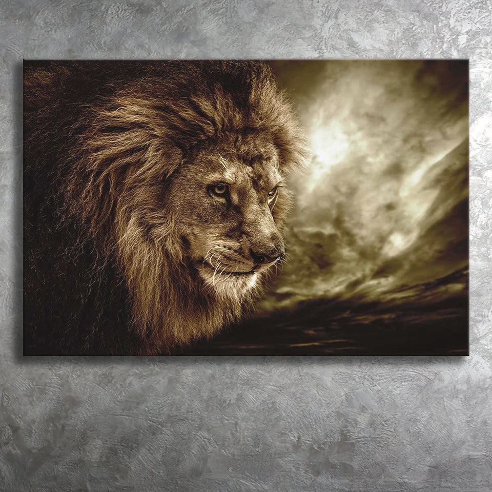 Lion Pictures Art Canvas Prints Wall Art Decor - Paiting Canvas, Art Prints, Wall Decor, For Sale