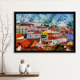 Lisbon Framed Canvas Prints Wall Art Decor - Painting Canvas, Framed Picture, Home Decor
