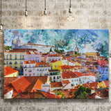 Lisbon Canvas Prints Wall Art Decor - Painting Canvas, Art Print, Home Decor, Ready to Hang