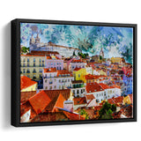 Lisbon Framed Canvas Prints Wall Art Decor - Painting Canvas, Framed Picture, Home Decor