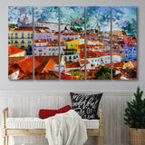 Lisbon 5 Piece B Canvas Prints Wall Art Decor, Multi Panels,Large Canvas, Home Decor