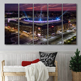 Little Caesars Arena, Stadium Canvas, Sport Art, Gift for him, Multi Panels B, Canvas Prints Wall Art Decor