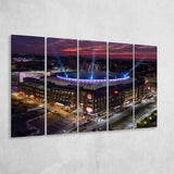 Little Caesars Arena, Stadium Canvas, Sport Art, Gift for him, Multi Panels B, Canvas Prints Wall Art Decor
