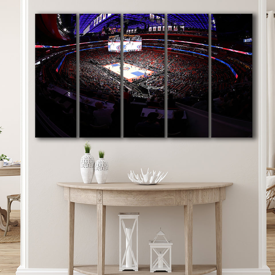 Little Caesars Arena in Michigan, Stadium Canvas, Sport Art, Gift for him, Multi Panels B, Canvas Prints Wall Art Decor