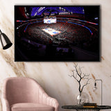 Little Caesars Arena in Michigan, Stadium Canvas, Sport Art, Gift for him, Framed Canvas Prints Wall Art Decor, Framed Picture
