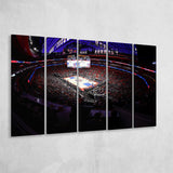 Little Caesars Arena in Michigan, Stadium Canvas, Sport Art, Gift for him, Multi Panels B, Canvas Prints Wall Art Decor