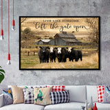 Live Like Someone Left The Gate Open Framed Art Prints Wall Art Decor - Painting Prints, Framed Picture