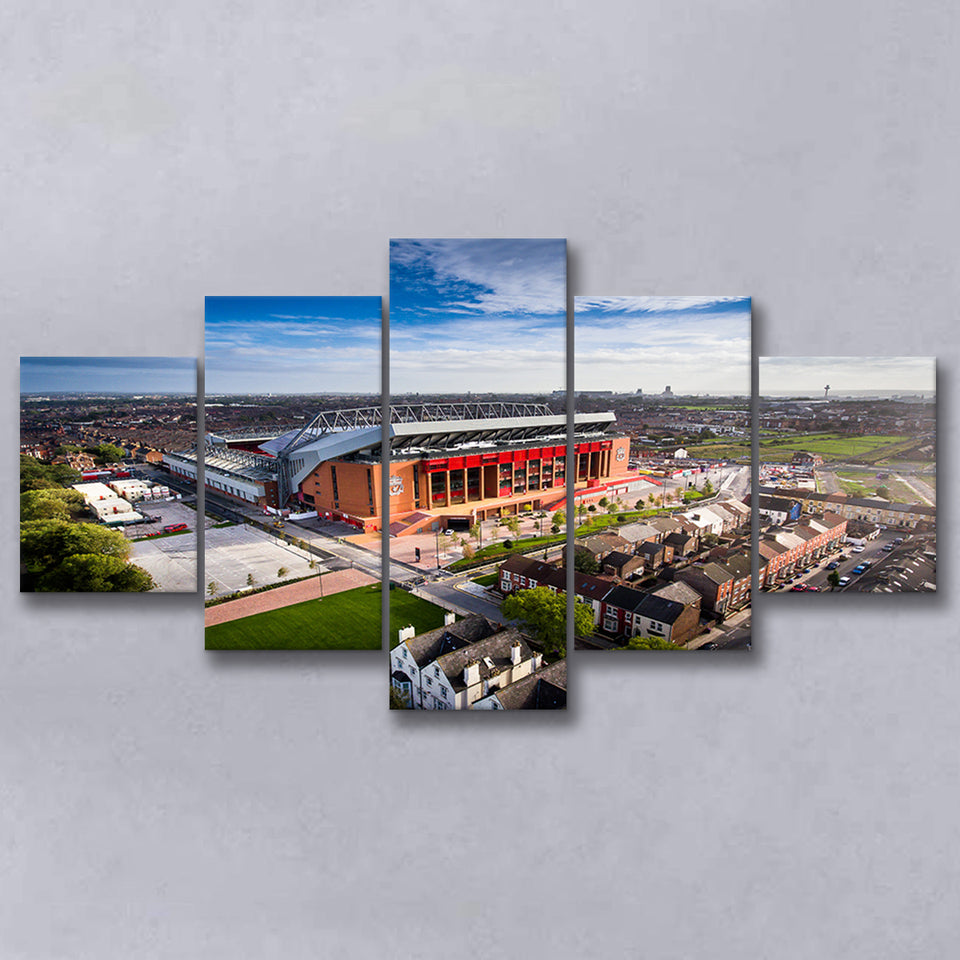 Liverpool Fc Anfield Stadium, Stadium Canvas, Sport Art, Large Canvas, Multi Panels, Canvas Prints Wall Art Decor