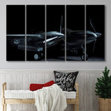 Lockheed P38 Lightning,Aviation 5 Panels B,Large Canvas,Canvas Prints Wall Art Home Decor