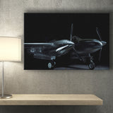 Lockheed P38 Lightning,Aviation Canvas Prints Wall Art Home Decor - Painting Canvas, Ready to hang