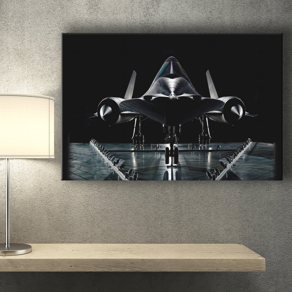Lockheed Sr 71 Blackbird National Air And Space Museum War Airplane Canvas Prints Wall Art Decor - Painting Canvas, Art Prints