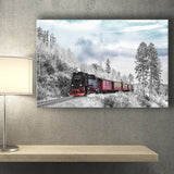 Locomotive Train Canvas Prints Wall Art Decor - Painting Canvas,Home Decor, Ready to Hang