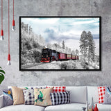 Locomotive Train Framed Art Prints Wall Art Decor, Framed Picture, Home Decor