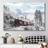 Locomotive Train Canvas Prints Wall Art Decor - Painting Canvas,Home Decor, Ready to Hang