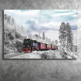 Locomotive Train Canvas Prints Wall Art Decor - Painting Canvas,Home Decor, Ready to Hang