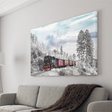 Locomotive Train Canvas Prints Wall Art Decor - Painting Canvas,Home Decor, Ready to Hang