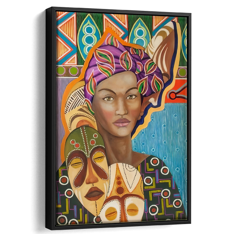 Lois M. Jones Harlem Art For Auction Framed Canvas Prints Wall Art - Painting Canvas , Home Wall Decor, For Sale