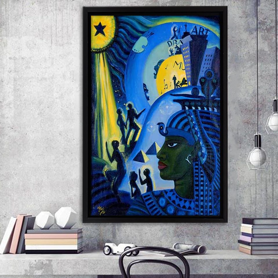 Lois Mailou Jones Voices of the Harlem Renaissance Framed Canvas Prints Wall Art - Painting Canvas , Home Wall Decor, For Sale