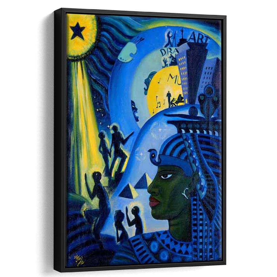Lois Mailou Jones Voices of the Harlem Renaissance Framed Canvas Prints Wall Art - Painting Canvas , Home Wall Decor, For Sale