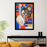 African Masks Treadway Gallery by Lois Mailou Jones  - Framed Prints, Framed Wall Art, Art Print, Prints for Sale
