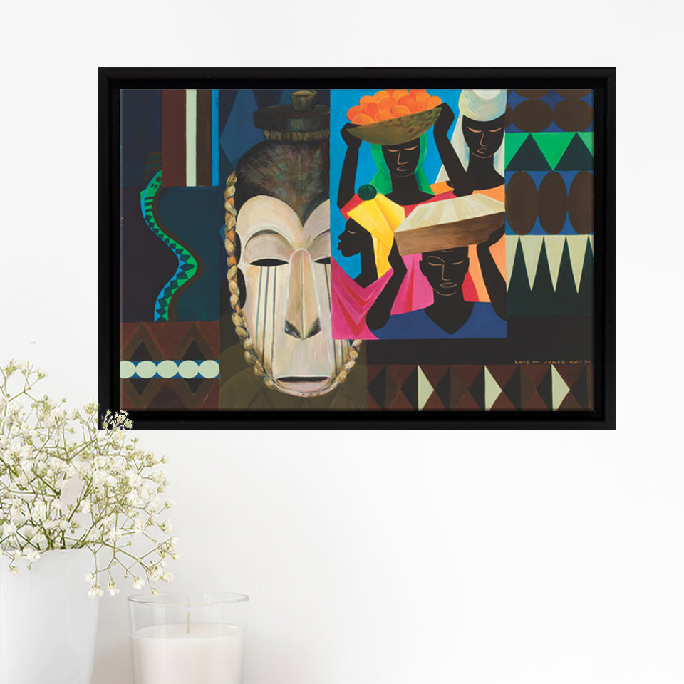 Lois Mailou Jones Hunter Museum Of American Art Framed Canvas Prints Wall Art - Painting Canvas, Home Wall Decor, For Sale
